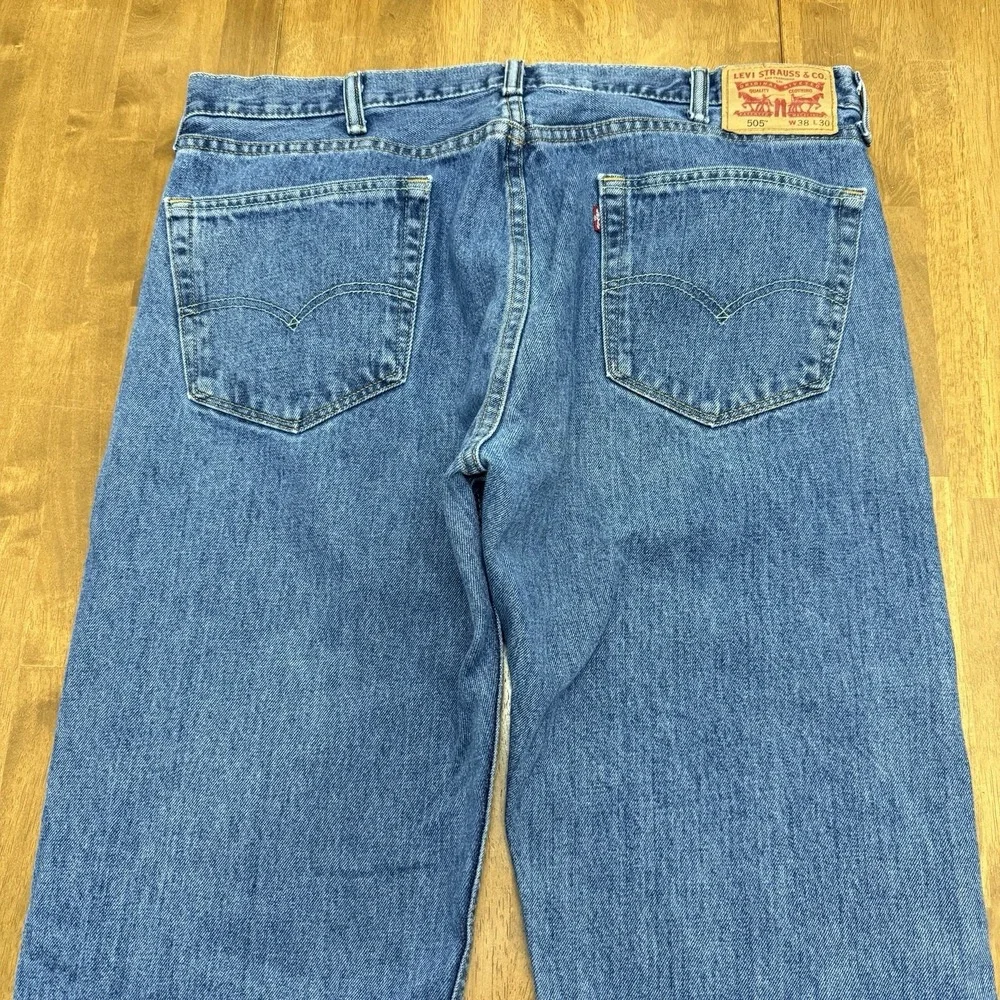 Levi's 505 jeans men's 38x30 classic preppy cowboy western grunge Levi Strauss